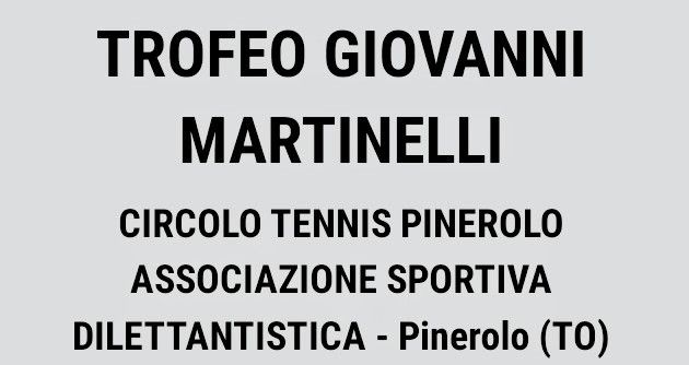 Trofeo Giovanni Martinelli 